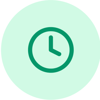 Line clock icon
